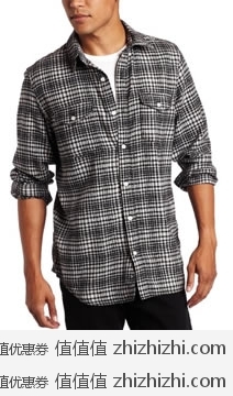 Hurley 耐克旗下 男士全棉格子长袖衬衫 3色可选 尺码齐全 美国Amazon$12.20-$13.55