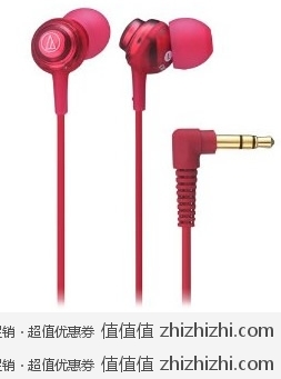 铁三角 Audio-Technica ATH-CKL202-RD 入耳式耳机（红色） 亚马逊中价格110.93包邮