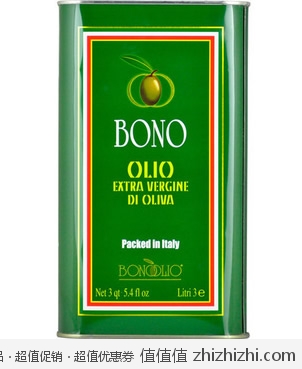 包锘 BONO 特级初榨橄榄油（3L） 京东商城价格159包邮