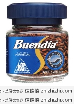 博恩 BUENDIA 哥伦比亚冻干速溶咖啡 香草风味 亚马逊中国价格19.9