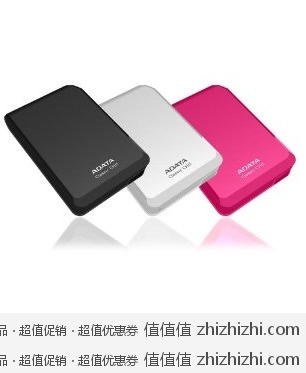 ADATA 威刚 CH11 2.5英寸 USB3.0 移动硬盘 1TB 黑色 带个性化标签 亚马逊中国价格622.87 包邮