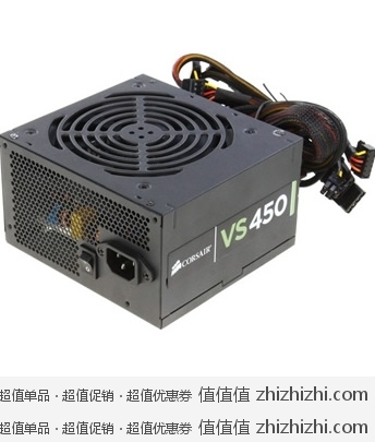 海盗船（Corsair）VS450 电源（额定450W/主动式PFC/支持走背线） 京东商城价格209 包邮