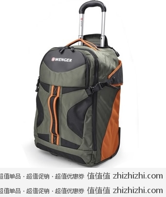 神价：WENGER 威戈 SAX87410137053 20寸 拉杆背包 军绿色 飞虎乐购价格199 包邮  苏宁易购售价599
