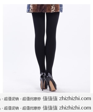 白菜价： 加厚显瘦保暖连裤袜子 踩脚裤拉绒裤 打底裤  天猫9.9包邮