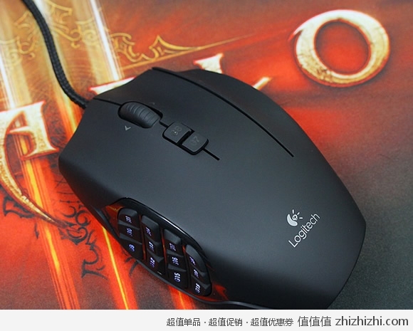 罗技 Logitech G600 角色扮演网游鼠标  亚马逊中国价格399包邮