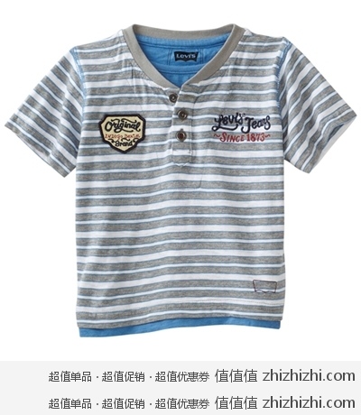李维斯Levi's 短袖T恤童装 美国亚马逊10.33美元