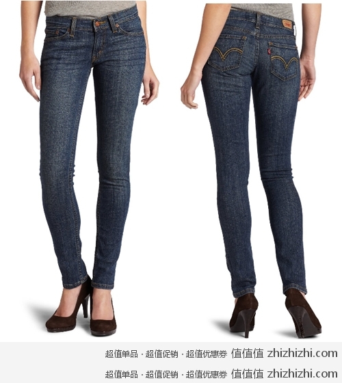 李维斯Levi's 524 女款修身牛仔裤 美国Amazon最低28.48美元