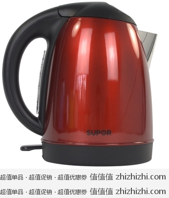 苏泊尔supor 炫彩系列电水壶 SWF17P3C1-180 京东商城99包邮