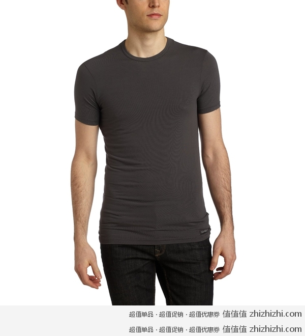 Calvin Klein 男款紧身T恤 美国Amazon 20.95美元