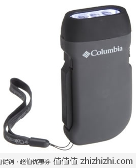 抢！哥伦比亚 Columbia 便携式手动充电LED手电筒 美国Amazon 2.4折后$4.71