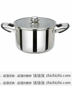  美厨 MAXCOOK 不锈钢22CM双耳汤锅ST-122 亚马逊中国59包邮