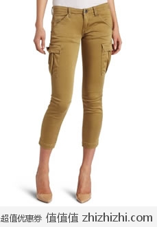实惠！G-Star 女士工装修身九分裤 美国Amazon两色同价$38.9 海淘到手约￥296 尺码齐全