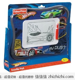 好玩！费雪 Fisher Price 儿童风火轮系列涂鸦画板 美国Amazon$8.17