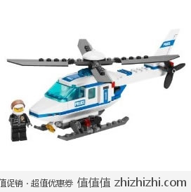 抢！乐高 LEGO 城市警察直升机玩具 美国Amazon$10.77