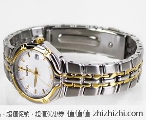 精工 Seiko SXD646 时尚石英女表，美国Amazon $90.02，海淘到手约￥605，国内淘宝代购要￥1300+！
