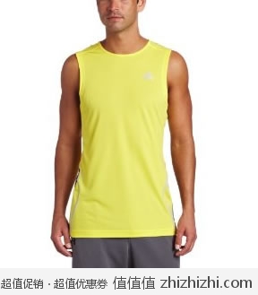 白菜！全五星好评！阿迪达斯 Adidas 男士无袖运动T恤 美国Amazon最低$7.68 