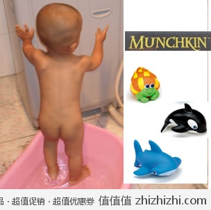 好评！同类排名第二！麦肯奇 Munchkin 宝宝海洋动物系列洗浴玩具（十件套）美国Amazon$9