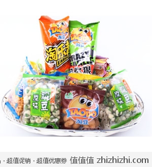 淘豆 蟹黄蚕豆瓜子仁蒜香青豆瓣原味豌豆腰果套餐大礼包   一号店特价9.9元