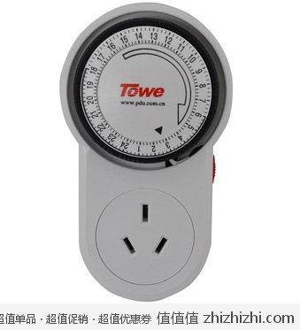 同为（Towe）TW-MD10G 机械式节能定时器插座（10A） 京东商城价格25 