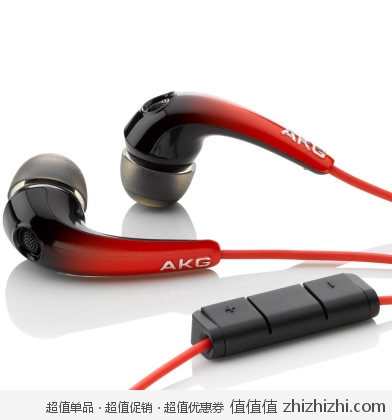 AKG 入耳式耳机 K328 旭日红 苏宁易购价格269包邮  第二件半价