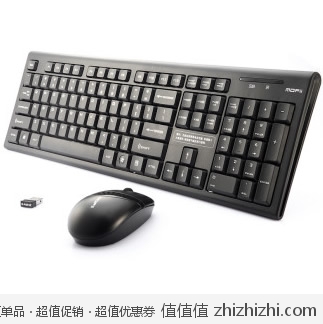 摩天手 X120 无线键鼠套装（2.4GHZ）黑色 库巴购物网价格49