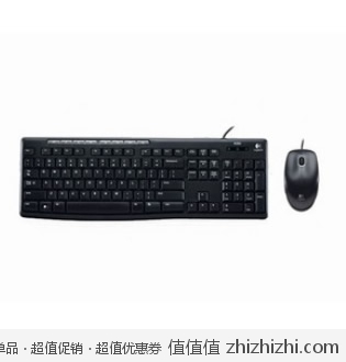 罗技 Logitech MK200 多媒体USB有线键鼠套装 易迅网（广东站）价格79，送鼠标垫