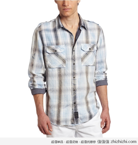 CK Jeans 帅气男衬衫 美国Amazon 24.25美元 