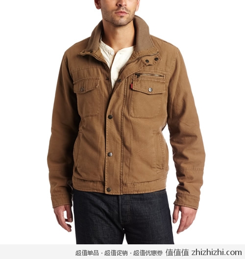 李维斯Levi's 机车夹克 卡其色 美国Amazon 56包邮