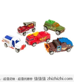美泰Mattel 微型车模玩具5只 美国Amazon <S>4.67美元</S> 2.63美元