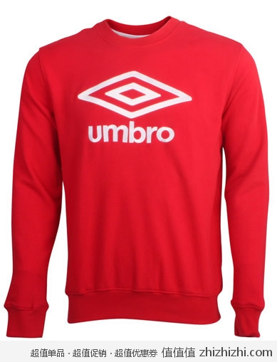 茵宝 umbro 男士红色长袖卫衣  京东商城价格79包邮