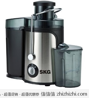 SKG 不锈钢榨汁机 MY-610(出汁率高 渣汁分离 大口径 大功率 不锈钢外壳) 亚马逊中国158包邮