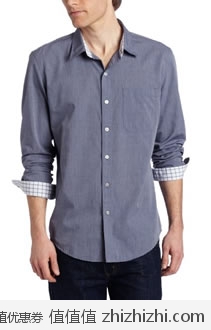 超值！Calvin Klein 男士长袖衬衫 美国Amazon折后最低$18.48 海淘到手约￥166