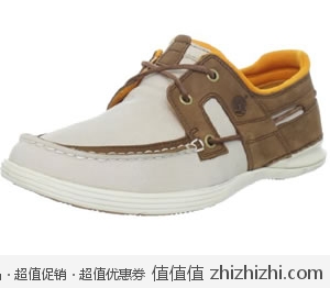 超值！天木兰 Timberland 男士真皮船鞋 黄色款美国Amazon折后最低$48 海淘到手约￥375