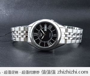 抢！精工 Seiko SNKL33 男士背透不锈钢自动机械表 美国Amazon$60.16 海淘到手约￥427 国内淘宝代购在￥700左右