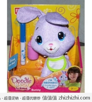 可爱！费雪 Fisher Price 儿童涂鸦玩具兔 <font color=#ff6600>可反复涂鸦</font> 美国Amazon$8.88