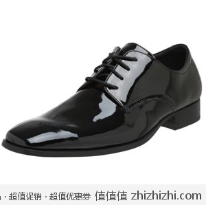 超值！Calvin Klein 男士漆皮超靓正装皮鞋 美国Amazon$70.96 海淘到手约￥520