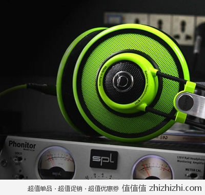 AKG 爱科技 昆西琼斯系列 Q701头戴式耳机 绿色 美国 Amazon 233.24美元（到手约1550） 新蛋、苏宁、京东售价2480