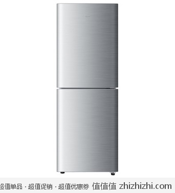 海尔（Haier）两开门冰箱BCD-186TAS（银灰色） 库巴购物网价格1299 包邮