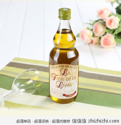 芙德洛玛 西班牙原瓶 进口特级初榨橄榄油500ML 京东商城价格29 包邮