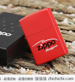 ZIPPO 打火机 304 赛车 红哑漆彩印 <font color=#ff6600>苏宁易购下单立减15实付95包邮</font> 