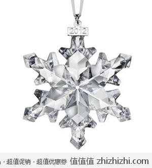施华洛世奇2012版水晶雪花挂饰 美国Amazon 59.99美元