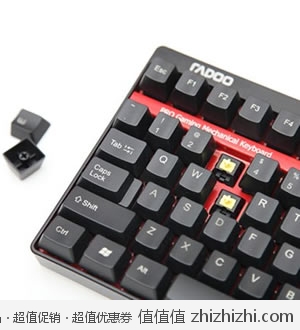 雷柏 V7 机械黄轴键盘 亚马逊中国179包邮