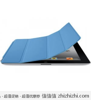 奇克摩克 QKMK-A009 iPad 2/3 智能实色面盖保护套 蓝色 易迅网上海仓49包邮