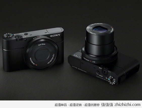 索尼黑卡 Sony DSC-RX100准专业数码相机（<font color=ff6600>1英寸的CMOS</font>，F1.8光圈，2020万像素），媲美微单成像的超便携备机。各大商城价格更新
