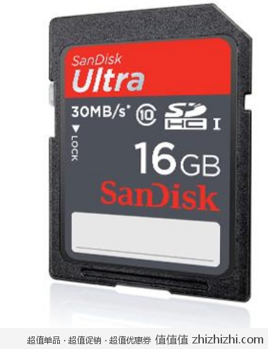 闪迪 SanDisk 至尊高速 Ultra 16GB Class10 SDHC存储卡（30MB/S） 易迅网（北京站）价格79