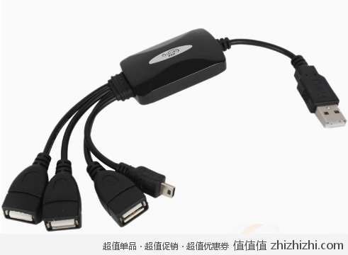 奥视通 OSTRAN OST-326 黑蜘蛛USB HUB 新蛋网价格9元