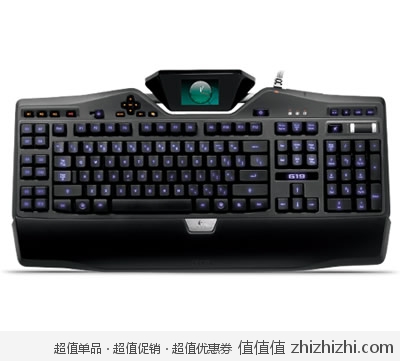 Logitech 罗技 G19 游戏键盘 可以看电影的键盘 美国 Amazon 104.99美元