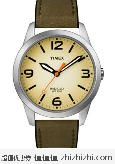 超值！天美时 Timex T2N632 男士时尚夜光石英手表 美国Amazon$24.99 海淘到手约￥206