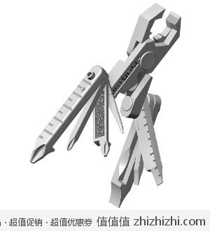 降价：瑞士科技 Swiss+Tech MMTWSS-PS 19合1 多功能工具组 美国Amazon $9.36
