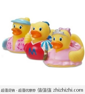 抢！麦肯奇 Munchkin 宝宝洗澡玩具鸭 3只装 美国Amazon$5.4